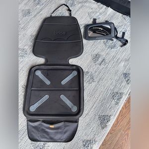 Brica car seat protector and Eddie Bauer car seat mirror.